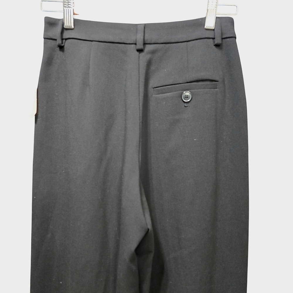 Anthropologie Maeve The Avery Black Wide Leg Pants Size 2 New With Tags Pleated - Picture 7 of 14